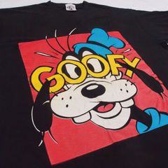 短丈ボックス】90s 逆さグーフィー MICKEY & CO. ヴィンテージ Tシャツ