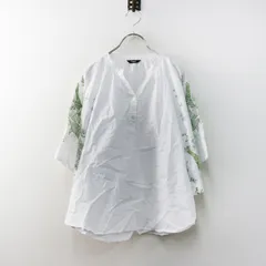 今季 2026MS 定価21780円 マーブルシュッド marble SUD EMB run バードブラウス ホワイト／刺繍 ドルマンスリーブ 【2400015074849】のサムネイル