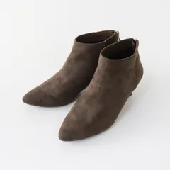 ルタロン LE TALON 5.5cmポインテッドキトゥンヒールブーティ M(23.5cm) ブラウン／服飾 くつ【2400015069487】のサムネイル