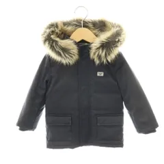 ジョルジオアルマーニ GIORGIO ARMANI ARMANI BABY ダウンジャケット 男の子 フェイクファー 24M ネイビー /DF ■GY17のサムネイル