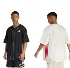 ☆ adidas ☆ アディダス ADIDAS Stadium Mesh Baseball Shirt  XL