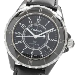 シャネル CHANEL H0683 J12 黒セラミック 38ｍｍ 自動巻き メンズ 良品 保証書付き_967708のサムネイル