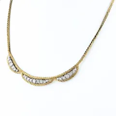 ブチェラッティ BUCCELLATI メレダイヤ デザインネックレス YG イエローゴールド ペンダント ネックレス 750 ダイヤモンド レディース 【中古】のサムネイル