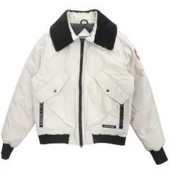 CANADA GOOSE カナダグース ブロムリー ボンバー ダウン ジャケット ブルゾン シアリングカラー 7996M サイズL グレー メンズ 古着 中古 USEDのサムネイル