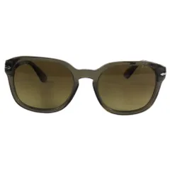 新品同様 Persol ペルソール サングラス 3305-S アイウェア メガネ プラスチックフレーム ウェリントン型 54□20 145 クリア グリーン系 メンズ レディース 古着 中古 USEDのサムネイル