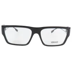 未使用 VERSACE ヴェルサーチ メデューサ 眼鏡 VE3359 5360 アイウェア サングラス 黒淵 プラスチックフレーム 56□16 140 ブラック メンズ 古着 中古 USEDのサムネイル