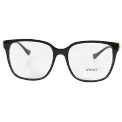 未使用 VERSACE ヴェルサーチ メデューサ 眼鏡 VE3332-D GB1 アイウェア サングラス 黒淵 プラスチックフレーム 55□17 145 ブラック レディース 古着 中古 USEDのサムネイル