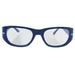 新品同様 Persol ペルソール TRANSITIONS 眼鏡 3307-S 1170/GG アイウェア サングラス プラスチックフレーム 55□21 145 ブルー メンズ レディース 古着 中古 USEDのサムネイル