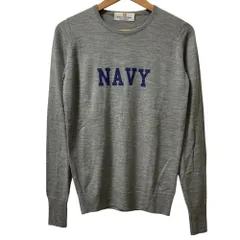 美品 uniform experiment ユニフォームエクスペリメント ジョンスメドレー コラボ NAVY ハイゲージニットセーター サイズ1 グレー メンズ 古着 中古 USEDのサムネイル