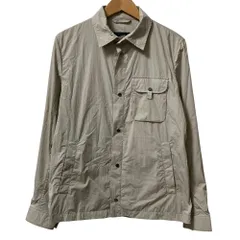 美品 23SS HERNO ヘルノ SHIRT IN ULTRALIGHT CREASE ナイロン シャツブルゾン ジャケット GI000324U サイズ48 ベージュ メンズ 古着 中古 USEDのサムネイル