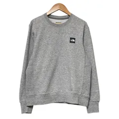 良品 THE NORTH FACE ザノースフェイス TNF LOGO CREW ロゴプリント スウェット トレーナー NT11905Z サイズS グレー  メンズ 古着 中古 USEDのサムネイル