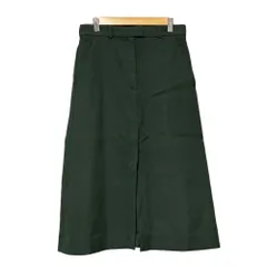 美品 NINA RICCI ニナリッチ フロントスリット ロングスカート サイズ34 カーキ レディース 古着 中古 USEDのサムネイル