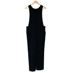 美品 23SS PLAGE プラージュ サロペットパンツ オールインワン 23040922100010 サイズ38 ブラック レディース 古着 中古 USEDのサムネイル