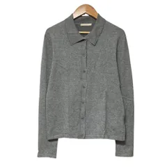 美品 25SS PLAGE プラージュ Collar Knit カラーニット カーディガン 25080922106010 サイズF グレー レディース 古着 中古 USEDのサムネイル