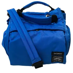 新品同様 PORTER × TOGA ARCHIVES ポーター トーガ アーカイブス STRING BAG 2way ショルダーバッグ TC11-AG502 ブルー メンズ レディース 古着 中古 USEDのサムネイル
