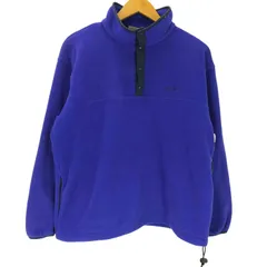 エルエルビーン L.L.Bean FREEPORT MAINE 80S OLD 筆記体ロゴ 前立てナイロン スナップT  ボア フリース プルオーバー  裾ドローコード メンズ 表記無 のサムネイル