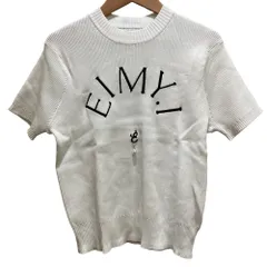 未使用 26SS eimy istoire エイミーイストワール EIMYロゴニットプルオーバー バックリボン 1126211622-0 サイズF ホワイト レディース 古着 中古 USEDのサムネイル