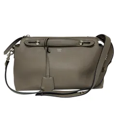 良品 FENDI フェンディ バイザウェイ ミディアム レザー 2Wayバッグ 8BL124 グレージュ レディース 古着 中古 USEDのサムネイル