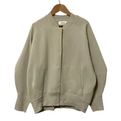 美品 MACHATT マチャット アモッサニットブルゾン ジャケット サイズF ベージュ レディース 古着 中古 USEDのサムネイル