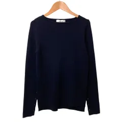 未使用 MACHATT マチャット ロングスリーブ リブニット セーター ネイビー レディース 古着 中古 USEDのサムネイル