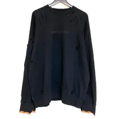 美品 23AW stein シュタイン OVERSIZED REBUILD SWEAT LS オーバーサイズ リビルド スウェット トレーナー ST.682 Mサイズ ブラック メンズ レディース 古着 中古 USEDのサムネイル