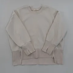 Chez toi シェトワ 指穴付き リブ切替デザインカットソー ベージュ フリーサイズ レディースのサムネイル