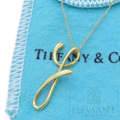 美品 Tiffany&Co. ヴィンテージ ティファニー イニシャル Y イエロー