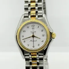 TUDOR チュードル モナード ホワイト QZ レディース 腕時計 稼働品のサムネイル