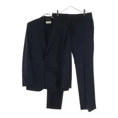 SAINT LAURENT PARIS (サンローランパリ) 13SS エディ期 ストライプ ウール 2B テーラードジャケット スラックスパンツ ブラック セットアップ 316698 YUM97のサムネイル