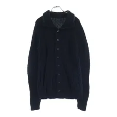 DOLCE & GABBANA (ドルチェアンドガッバーナ) ディストレストニットカーディガン ダメージ加工 ローゲージ ブラック #46のサムネイル
