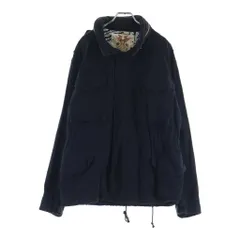 PHENOMENON (フェノメノン) コットン 総柄 フラップポケット ジップアップ ジャケット ブラック ILLJKT-120のサムネイル