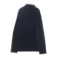 Yohji Yamamoto (ヨウジヤマモト) 18AW ハイネック ウール 長袖ニット セーター ブラック HV-T05-172のサムネイル