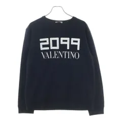 VALENTINO (ヴァレンティノ) ロゴ クルーネックスウェットトレーナー ブラック 0000007857 01のサムネイル