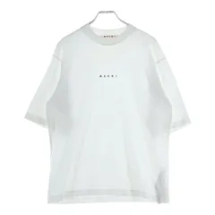 MARNI (マルニ) フロントロゴプリント クルーネックミドルスリーブTシャツ カットソー ホワイト THJE0263P1のサムネイル