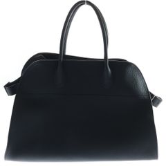 値下げ不可 THE ROW Margaux 15 ハンドバッグ レザー 黒 - メルカリ