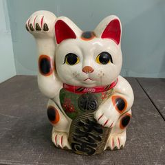 777 フイバー 招き猫 貯金箱 昭和レトロ 開運 パチンコ スロット
