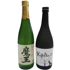 2本セット 焼酎 kugilla13×魔王 720ml 13度×25度 大海酒造×白玉醸造 【新品未開栓品】 42607K179182のサムネイル