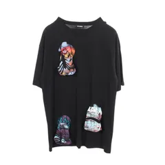 RAF SIMONS ラフシモンズ 21AW オーバーサイズプリンテッドホールズ クルーネック 半袖Tシャツのサムネイル