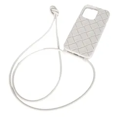 ボッテガヴェネタBOTTEGA VENETA iPhone 15PRO ストラップ付きシリコンケース オフのサムネイル