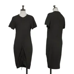 ティーバイアレキサンダーワンT by Alexander Wang シャーリングデザインTシャツワンピース 黒XSのサムネイル