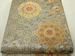 平和屋着物○男性 黒紋付 羽織セット 羽裏：一富士二鷹三茄子 正絹