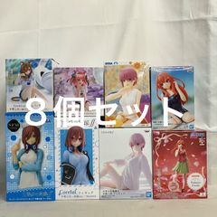 미개봉 오등분의 신부 Desktop Cute 나카노 산케이 신작 캣 룸 웨어 그 외 피겨 8개 세트 SF7A69 c107