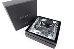 【新品同様・未使用】BVLGARI Rosenthal ブルガリ クリスタル 灰皿 小物 喫煙具 雑貨【QH69】のサムネイル