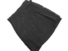 MAX&Co. マックスアンドコー 総レース Aライン 台形 スカート size42/黒 ■◇ レディースのサムネイル