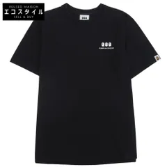 A BATHING APE　アベイシングエイプ　コットン Tシャツ トップス メンズ 黒 ブラック M　Mのサムネイル