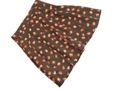 Paul Smith ポールスミス BLACK LABEL 花柄 Aライン 台形 スカート size42/茶 ■■ レディースのサムネイル