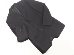 HIROKO KOSHINO ヒロココシノ HOMME オム ウール100% ストライプ テーラード ジャケット 濃紺 ◇■ メンズのサムネイル