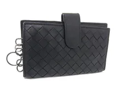 BOTTEGA VENETA ボッテガヴェネタ キーケース イントレチャート 401823 ブラック系 レザー ユニセックス 6連 美品のサムネイル