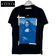 OFF-WHITE　オフホワイト　21SS OMAA027R21JER002ブラック コットン ブルーモナリザ×バックアロー 半袖カットソー　Mのサムネイル