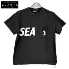 WIND AND SEA　ウィンダンシ―　×Disney WDS-C-DSNY-25-Q4-01 ダークグレー ミッキーシルエット POCKET S/S TEE　Sのサムネイル